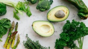 avocado green leafy vegetables